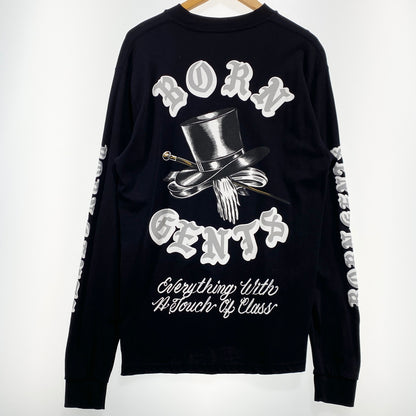 【中古品】【メンズ】 BORN RAISED ボーン アンド レイズド × UNION ユニオン L/S TEE ロングスリーブ Tシャツ 長袖 トップス 142-260824-sa-16-tei サイズ：M カラー：ブラック 万代Net店