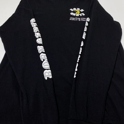 【中古品】【メンズ】 BORN RAISED ボーン アンド レイズド × UNION ユニオン L/S TEE ロングスリーブ Tシャツ 長袖 トップス 142-260824-sa-16-tei サイズ：M カラー：ブラック 万代Net店
