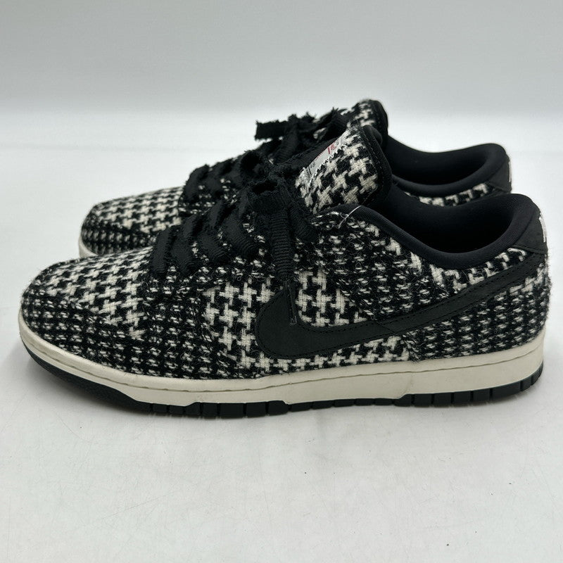 【中古品】【メンズ】 Harris Tweed × Nike Women's Dunk Low ハリスツイード × ナイキ ウィメンズ ダンク ロー HQ5036-901 W DUNKLOW スニーカー 靴 160-260210-nm-07-tei サイズ：26.5cm カラー：ブラック/ホワイト 万代Net店