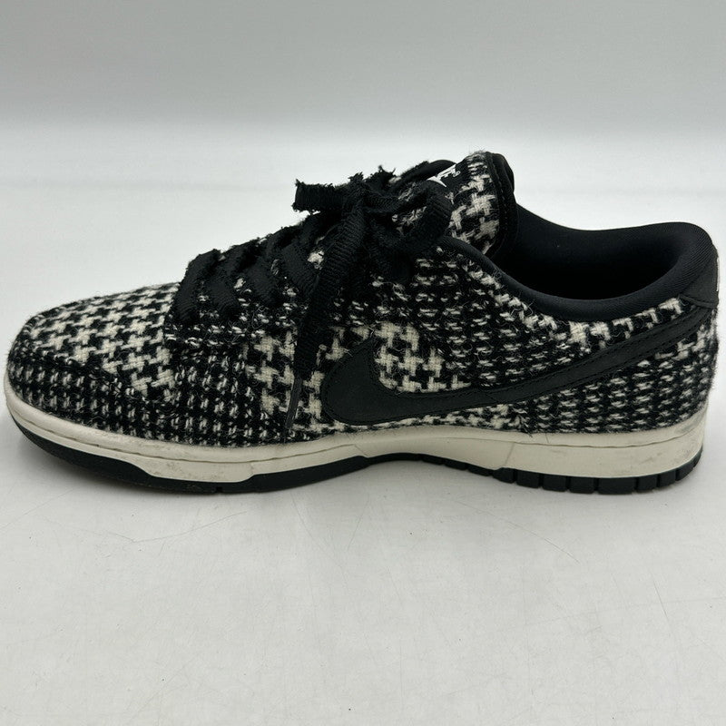 【中古品】【メンズ】 Harris Tweed × Nike Women's Dunk Low ハリスツイード × ナイキ ウィメンズ ダンク ロー HQ5036-901 W DUNKLOW スニーカー 靴 160-260210-nm-07-tei サイズ：26.5cm カラー：ブラック/ホワイト 万代Net店