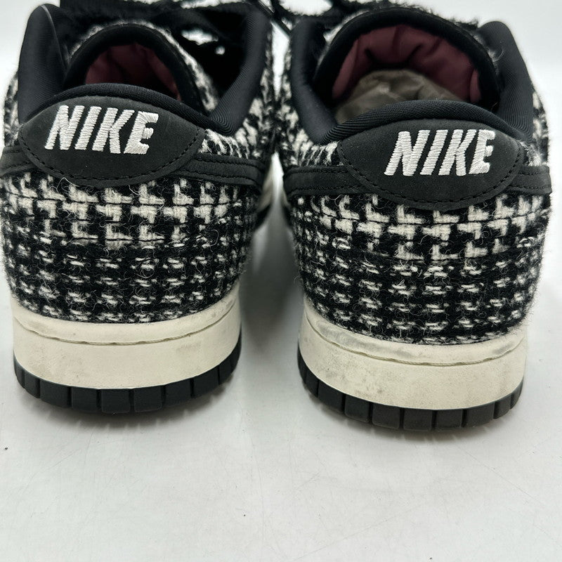 【中古品】【メンズ】 Harris Tweed × Nike Women's Dunk Low ハリスツイード × ナイキ ウィメンズ ダンク ロー HQ5036-901 W DUNKLOW スニーカー 靴 160-260210-nm-07-tei サイズ：26.5cm カラー：ブラック/ホワイト 万代Net店