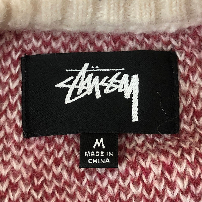 【現状渡し品】【メンズ】 STUSSY ステューシー DICE SWEATER 117097 ダイス セーター トップス ニット 142-251124-ts-04-tei サイズ：M カラー：ホワイト 万代Net店