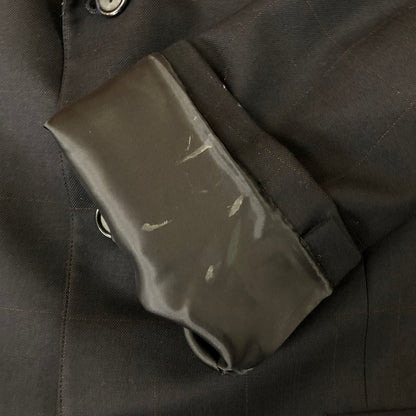 【中古品】【メンズ】 Brooks Brothers ブルックスブラザーズ WOOL 2BUTTON SUIT ウール 2ボタン スーツ ライトアウター 145-251128-yy-17-tei サイズ：38 カラー：ブラック 万代Net店