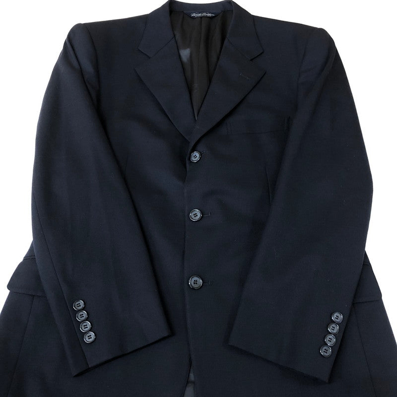 【中古品】【メンズ】 Brooks Brothers ブルックスブラザーズ WOOL 2BUTTON SUIT ウール 2ボタン スーツ ライトアウター 145-251128-yy-17-tei サイズ：38 カラー：ブラック 万代Net店