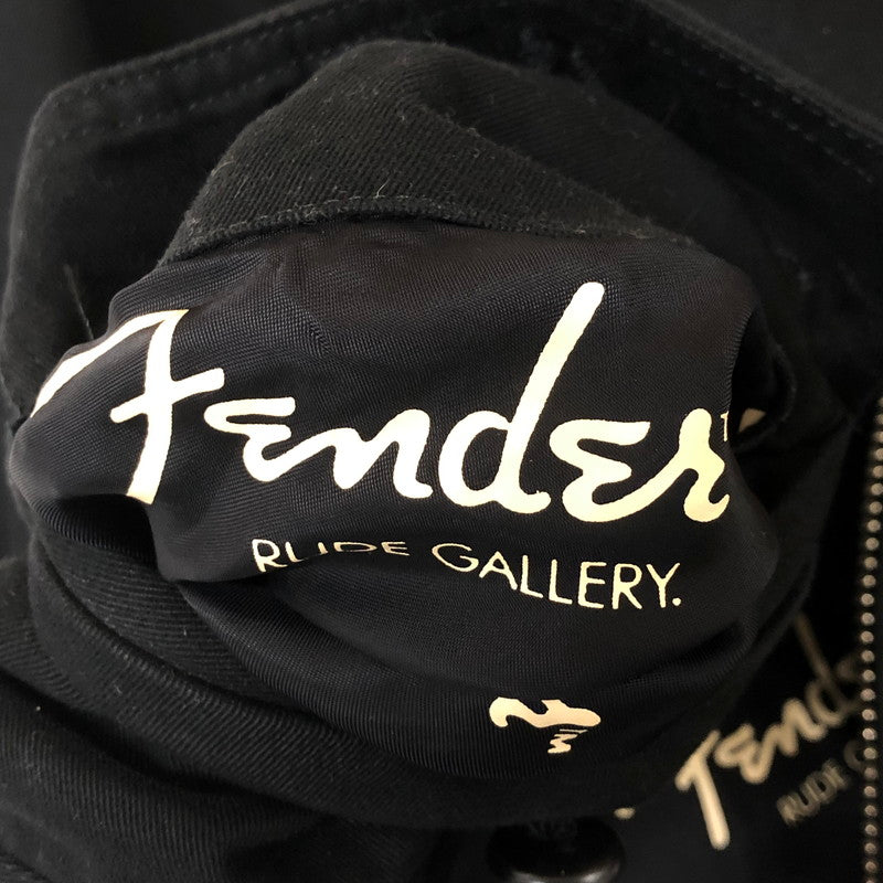 【中古品】【メンズ】 RUDE GALLERY ルードギャラリー × FENDER フェンダー 別注 コラボ COTTON JKT コットン ジャケット ライトアウター 140-251124-yo-02-tei サイズ：S カラー：ブック 万代Net店