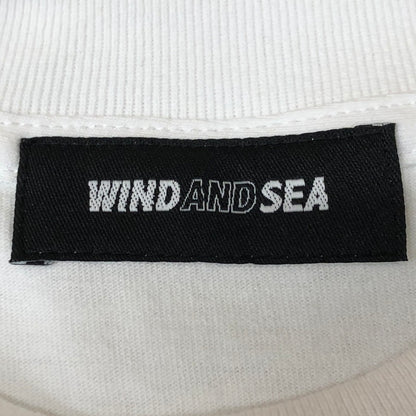 【中古品】【メンズ】 WINDANDSEA ウィンダンシー × MARILYN MONROE マリリン・モンロー 別注 コラボ WINTER S/S TEE WDS-MRM-26-Q1-01 ウィンター ショートスリーブ Tシャツ 半袖 トップス 142-251124-yo-04-tei サイズ：S カラー：ホワイト 万代Net店