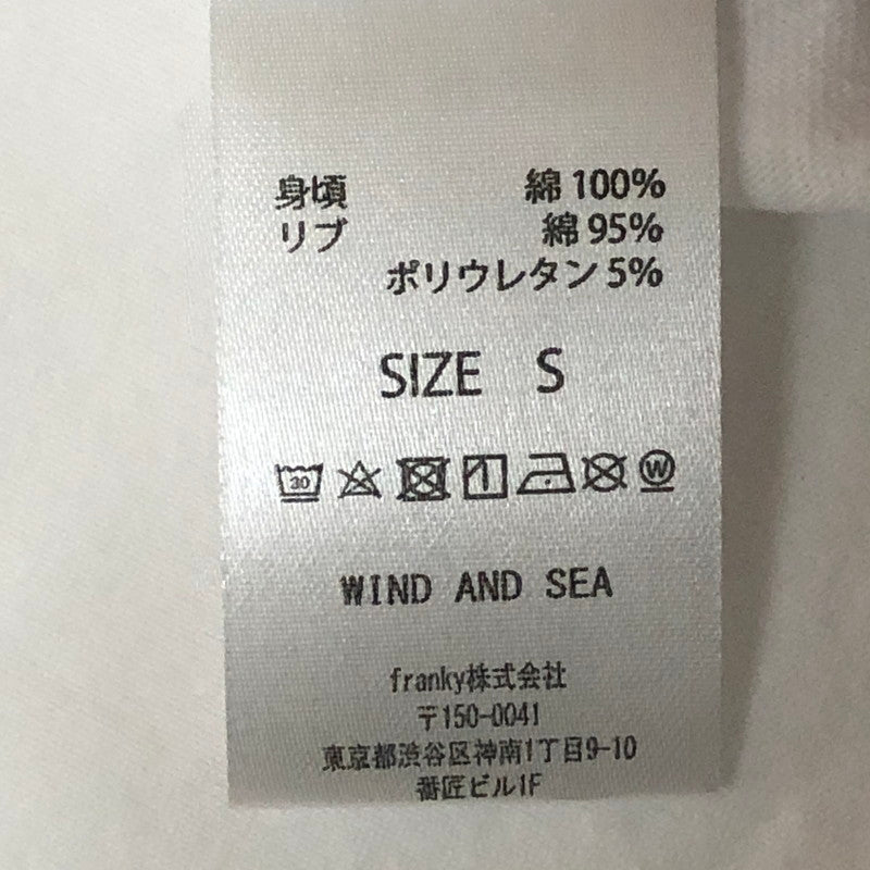 【中古品】【メンズ】 WINDANDSEA ウィンダンシー × MARILYN MONROE マリリン・モンロー 別注 コラボ WINTER S/S TEE WDS-MRM-26-Q1-01 ウィンター ショートスリーブ Tシャツ 半袖 トップス 142-251124-yo-04-tei サイズ：S カラー：ホワイト 万代Net店