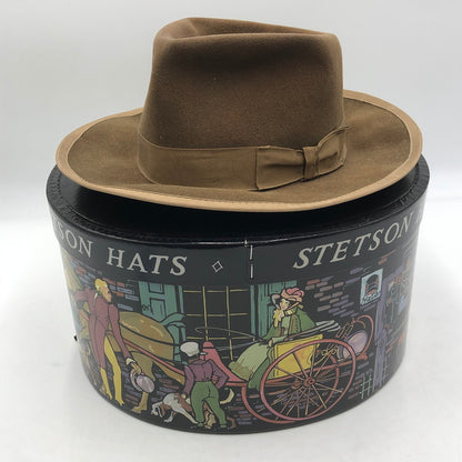 【中古品】【メンズ】 STETSON ステットソン WOOL HAT ウール ハット 帽子 185-251124-yo-01-tei サイズ：表記なし カラー：ブラウン 万代Net店