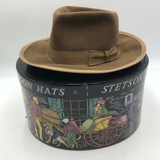 【中古品】【メンズ】 STETSON ステットソン WOOL HAT ウール ハット 帽子 185-251124-yo-01-tei サイズ：表記なし カラー：ブラウン 万代Net店