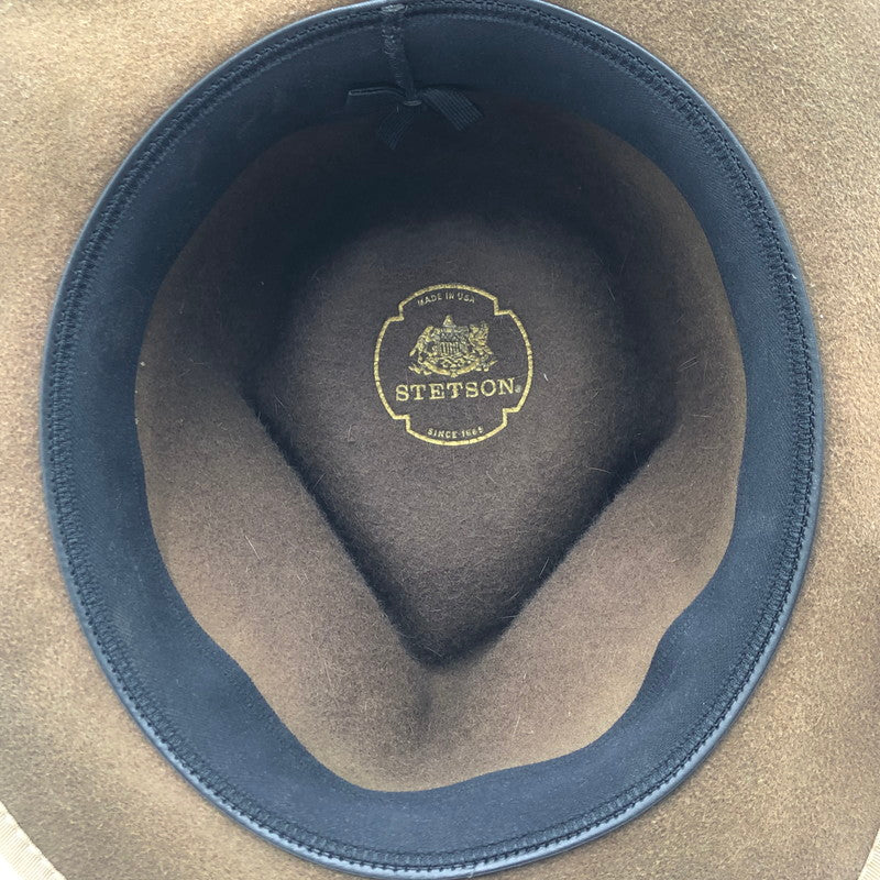 【中古品】【メンズ】 STETSON ステットソン WOOL HAT ウール ハット 帽子 185-251124-yo-01-tei サイズ：表記なし カラー：ブラウン 万代Net店
