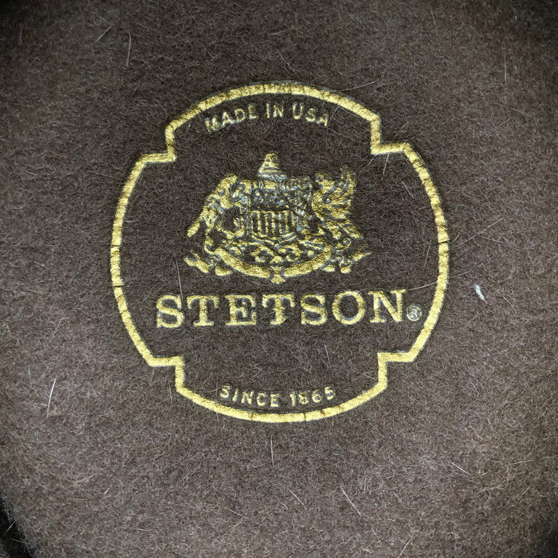 【中古品】【メンズ】 STETSON ステットソン WOOL HAT ウール ハット 帽子 185-251124-yo-01-tei サイズ：表記なし カラー：ブラウン 万代Net店