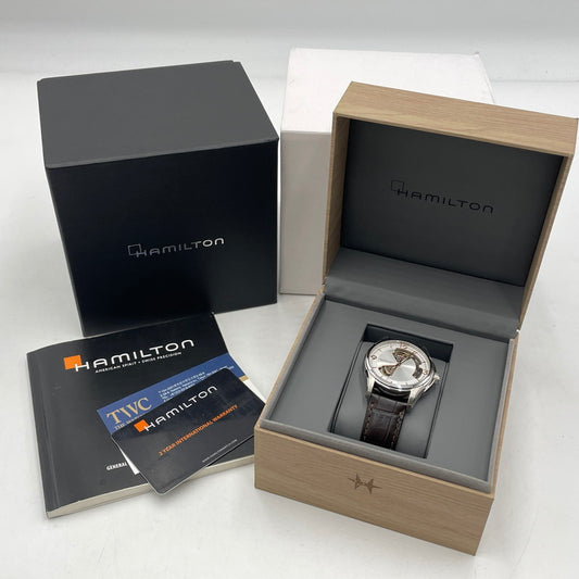 【中古品】【メンズ】 HAMILTON ハミルトン ジャズマスター オープンハート H325651 腕時計 197-251128-yo-08-tei カラー：シルバー 万代Net店