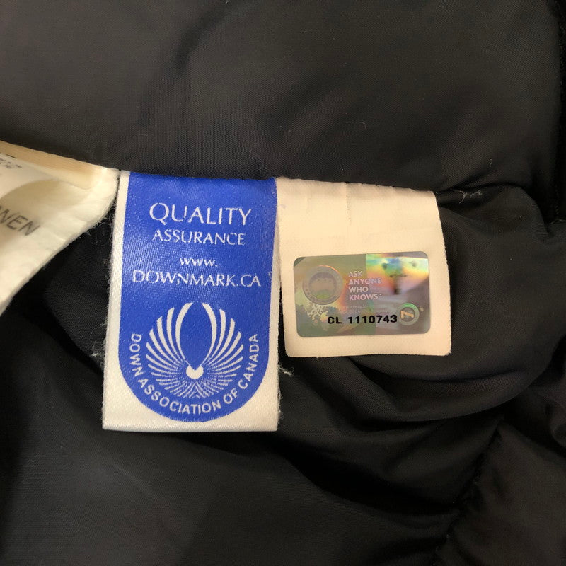 【中古品】【メンズ】 CANADA GOOSE カナダグース × EDIFICE エディフィス 別注 コラボ ORFORD DOWN JACKET 3433JM R オーフォード ダウン ジャケット アウター 141-251126-yo-02-tei サイズ：M カラー：ブラック 万代Net店