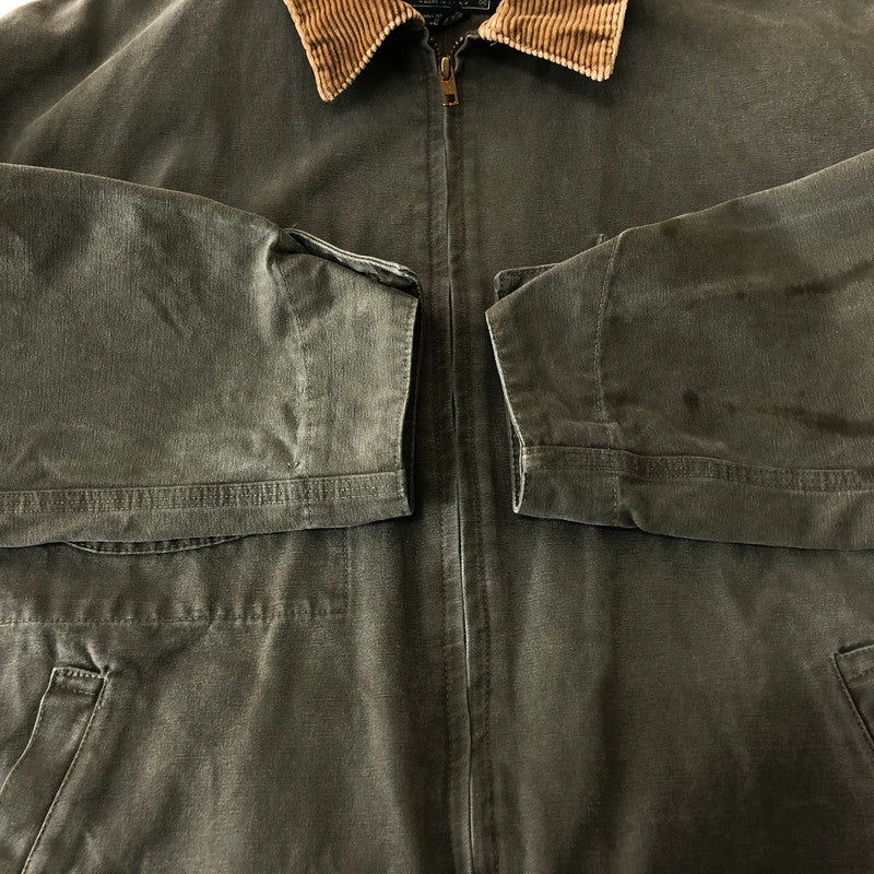 【中古品】【メンズ】 POLO COUNTRY RALPH LAUREN ポロカントリー ラルフローレン CORDUROY COLLAR WORK JACKET コーデュロイカラー ワークジャケット アウター 147-251126-yo-07-tei サイズ：M カラー：カーキ 万代Net店