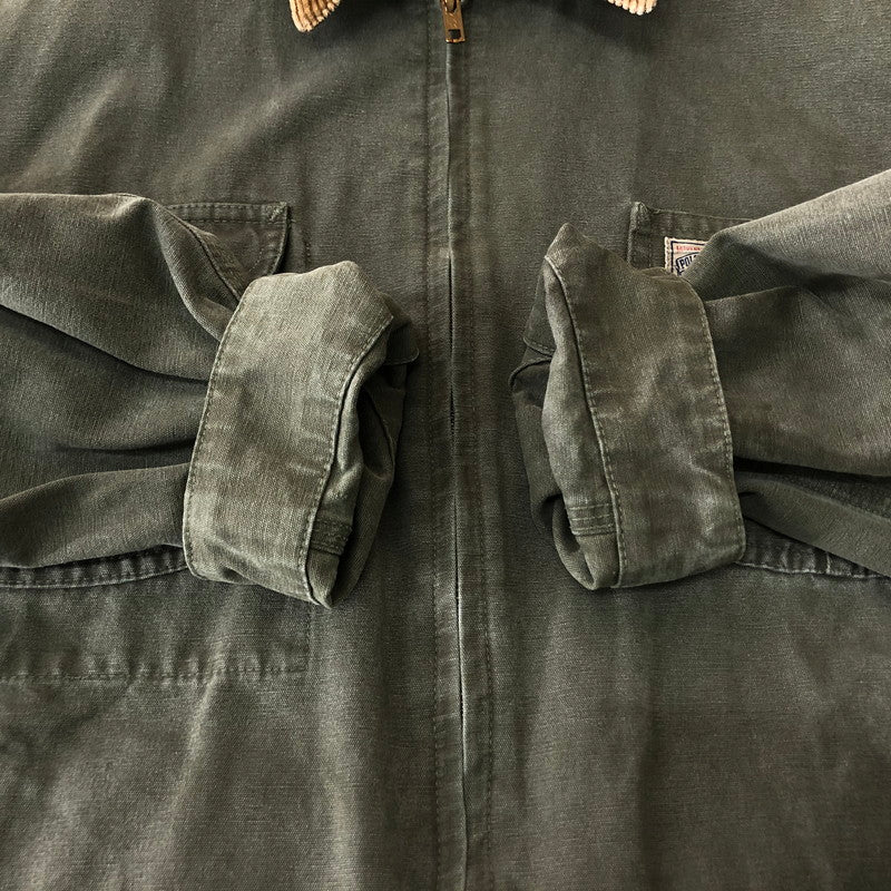 【中古品】【メンズ】 POLO COUNTRY RALPH LAUREN ポロカントリー ラルフローレン CORDUROY COLLAR WORK JACKET コーデュロイカラー ワークジャケット アウター 147-251126-yo-07-tei サイズ：M カラー：カーキ 万代Net店