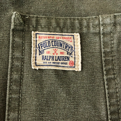 【中古品】【メンズ】 POLO COUNTRY RALPH LAUREN ポロカントリー ラルフローレン CORDUROY COLLAR WORK JACKET コーデュロイカラー ワークジャケット アウター 147-251126-yo-07-tei サイズ：M カラー：カーキ 万代Net店
