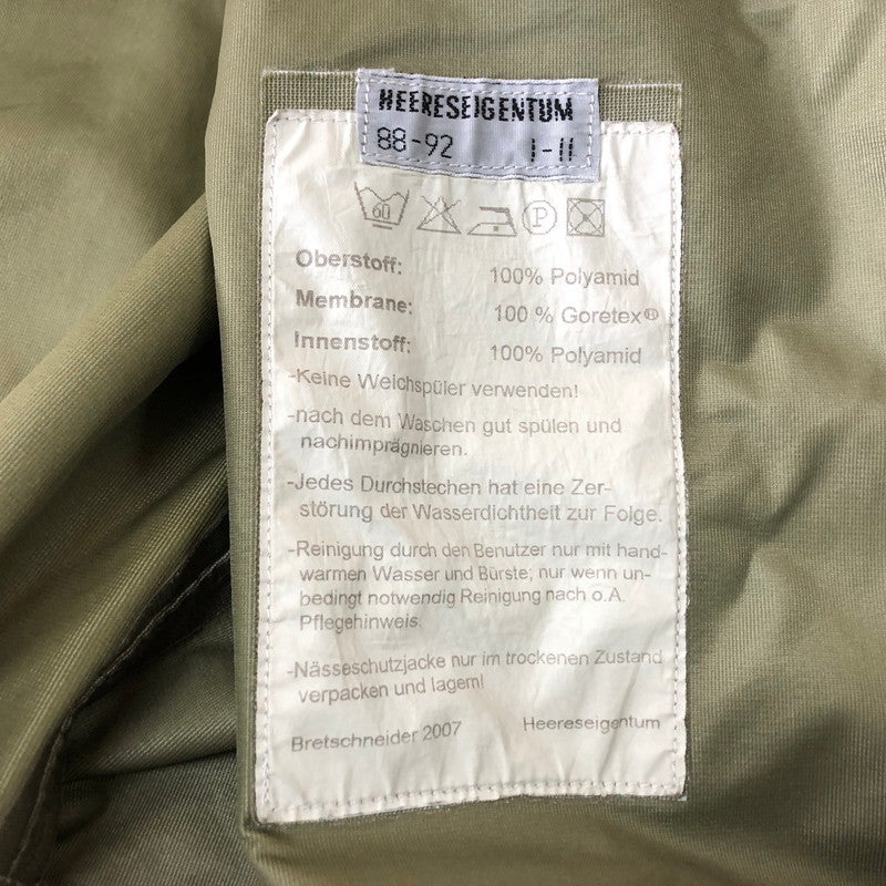 【中古品】【メンズ】 HEERESEIGENTUM オーストリア軍 MILITARY JACKET ミリタリージャケット アウター 145-251126-yo-06-tei サイズ：不明 カラー：カーキ 万代Net店