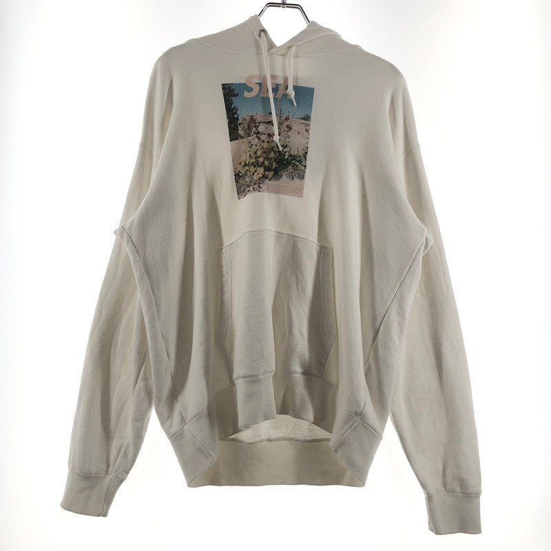 【中古品】【メンズ】 WINDANDSEA ウィンダンシー PHOT HOODIE WDS-CS-78 フォト フーディー トップス プルーオーバー パーカー 142-260711-sa-01-tei サイズ：L カラー：ホワイト 万代Net店