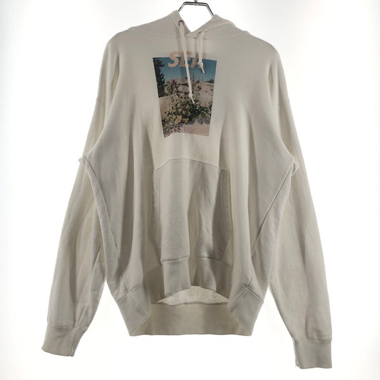 【中古品】【メンズ】 WINDANDSEA ウィンダンシー PHOT HOODIE WDS-CS-78 フォト フーディー トップス プルーオーバー パーカー 142-260711-sa-01-tei サイズ：L カラー：ホワイト 万代Net店
