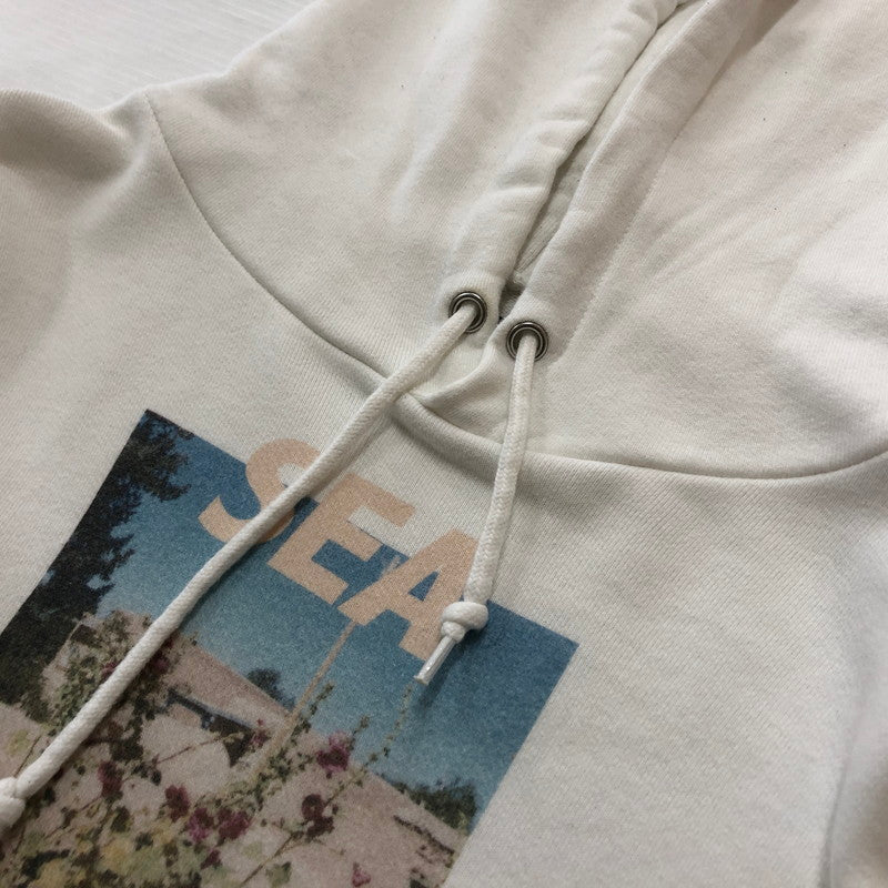 【中古品】【メンズ】 WINDANDSEA ウィンダンシー PHOT HOODIE WDS-CS-78 フォト フーディー トップス プルーオーバー パーカー 142-260711-sa-01-tei サイズ：L カラー：ホワイト 万代Net店