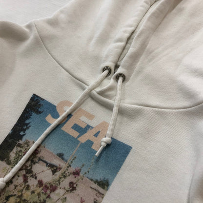 【中古品】【メンズ】 WINDANDSEA ウィンダンシー PHOT HOODIE WDS-CS-78 フォト フーディー トップス プルーオーバー パーカー 142-260711-sa-01-tei サイズ：L カラー：ホワイト 万代Net店