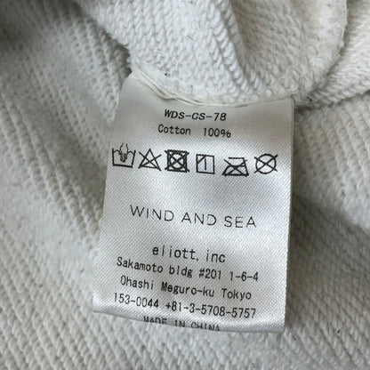 【中古品】【メンズ】 WINDANDSEA ウィンダンシー PHOT HOODIE WDS-CS-78 フォト フーディー トップス プルーオーバー パーカー 142-260711-sa-01-tei サイズ：L カラー：ホワイト 万代Net店