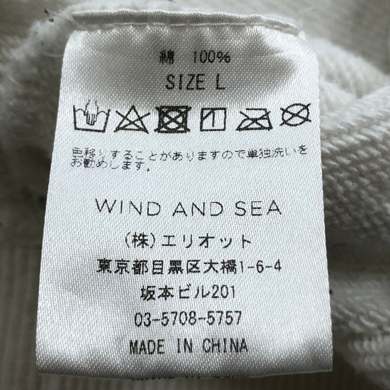 【中古品】【メンズ】 WINDANDSEA ウィンダンシー PHOT HOODIE WDS-CS-78 フォト フーディー トップス プルーオーバー パーカー 142-260711-sa-01-tei サイズ：L カラー：ホワイト 万代Net店