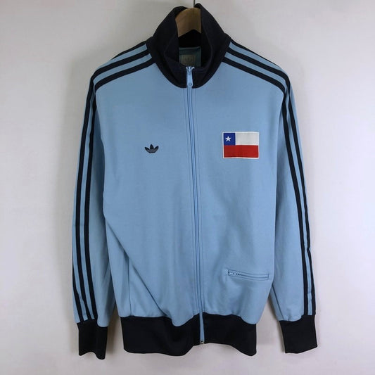 【中古品】【メンズ】 adidas アディダス 90's TRACK JACKET 90年代 トラックジャケット ジャージ 148-251125-yo-21-tei サイズ：M カラー：ライトブルー 万代Net店
