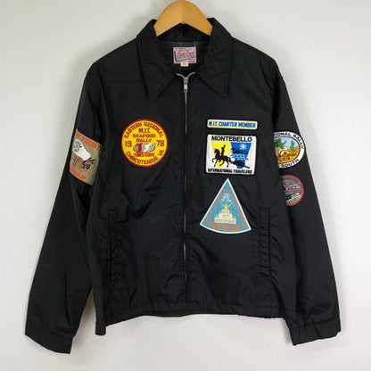 【現状渡し品】【メンズ】 東洋エンタープライズ トーヨーエンタープライズ STYLE EYES NYLON JACKET SE11275 スタイルアイズ ナイロンジャケット アウター ワッペン付き 145-251127-ts-18-tei サイズ：40 カラー：ブラック 万代Net店