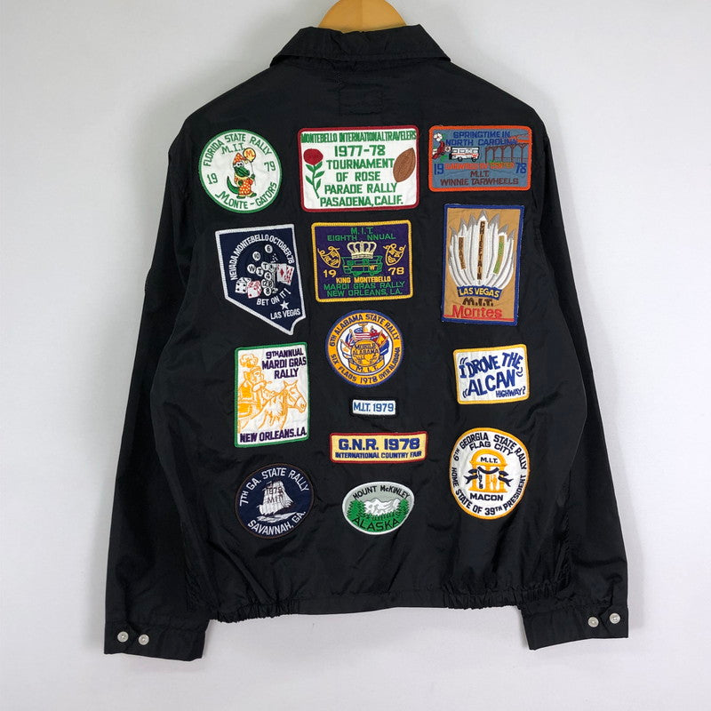 【現状渡し品】【メンズ】 東洋エンタープライズ トーヨーエンタープライズ STYLE EYES NYLON JACKET SE11275 スタイルアイズ ナイロンジャケット アウター ワッペン付き 145-251127-ts-18-tei サイズ：40 カラー：ブラック 万代Net店