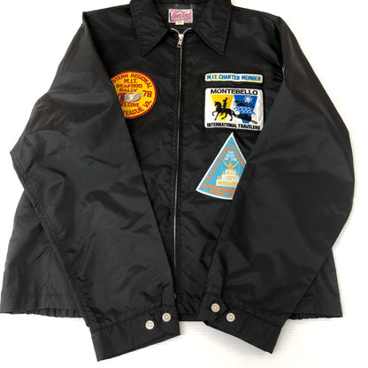 【現状渡し品】【メンズ】 東洋エンタープライズ トーヨーエンタープライズ STYLE EYES NYLON JACKET SE11275 スタイルアイズ ナイロンジャケット アウター ワッペン付き 145-251127-ts-18-tei サイズ：40 カラー：ブラック 万代Net店