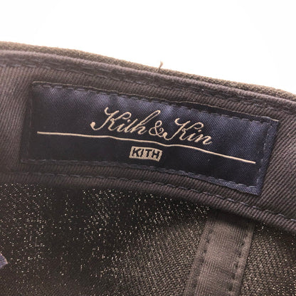 【中古品】【メンズ】 NEW ERA ニューエラ × KITH キス 別注 コラボ MLB New York Yankees 59FIFTY CAP ニューヨークヤンキース フィフティーナインフィフティ キャップ 帽子 185-251119-ks-06-tei サイズ：58.7 カラー：ブラック 万代Net店