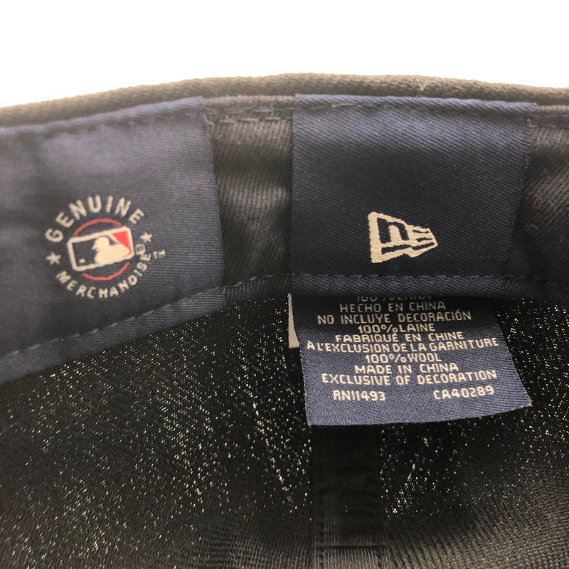 【中古品】【メンズ】 NEW ERA ニューエラ × KITH キス 別注 コラボ MLB New York Yankees 59FIFTY CAP ニューヨークヤンキース フィフティーナインフィフティ キャップ 帽子 185-251119-ks-06-tei サイズ：58.7 カラー：ブラック 万代Net店