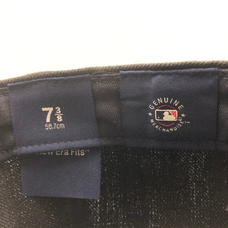 【中古品】【メンズ】 NEW ERA ニューエラ × KITH キス 別注 コラボ MLB New York Yankees 59FIFTY CAP ニューヨークヤンキース フィフティーナインフィフティ キャップ 帽子 185-251119-ks-06-tei サイズ：58.7 カラー：ブラック 万代Net店