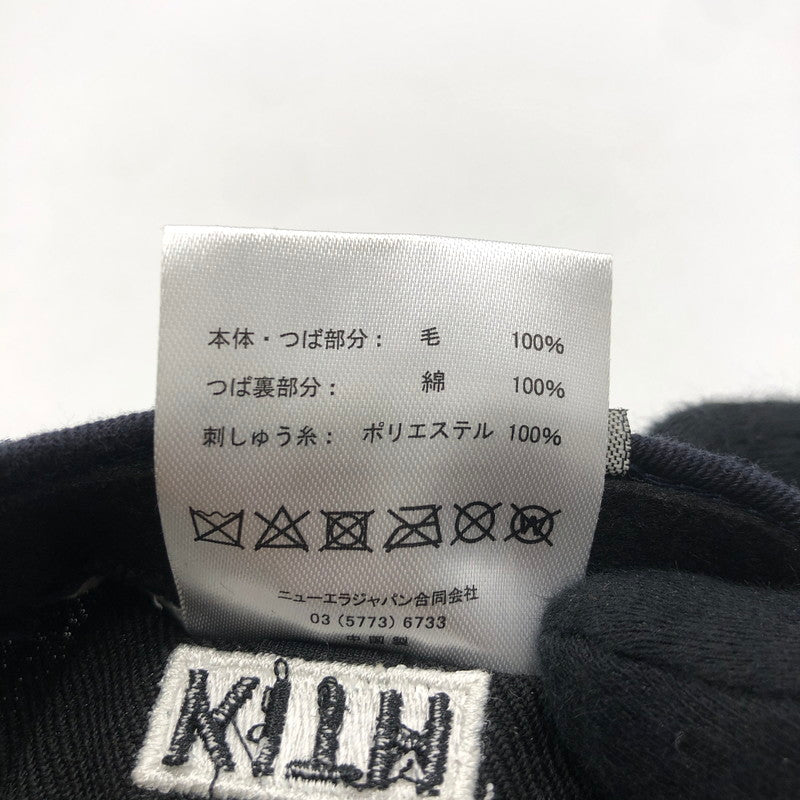 【中古品】【メンズ】 NEW ERA ニューエラ × KITH キス 別注 コラボ MLB New York Yankees 59FIFTY CAP ニューヨークヤンキース フィフティーナインフィフティ キャップ 帽子 185-251119-ks-06-tei サイズ：58.7 カラー：ブラック 万代Net店