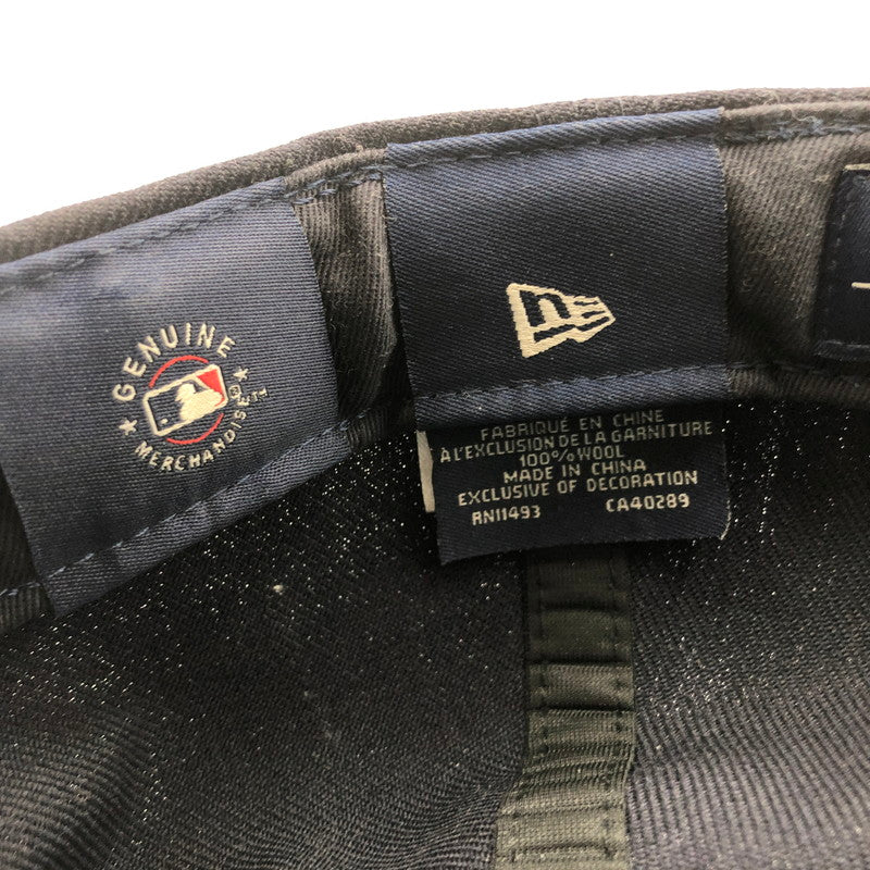【中古品】【メンズ】 NEW ERA ニューエラ × KITH キス 別注 コラボ MLB New York Yankees 59FIFTY CAP ニューヨークヤンキース フィフティーナインフィフティ キャップ 帽子 185-251119-ks-04-tei サイズ：58.7 カラー：ネイビー 万代Net店