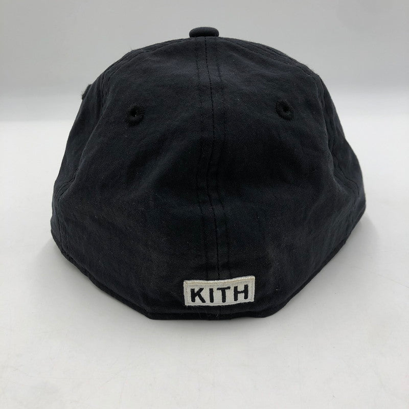 【中古品】【メンズ】 NEW ERA ニューエラ × KITH キス 別注 コラボ MLB New York Yankees 59FIFTY CAP ニューヨークヤンキース フィフティーナインフィフティ キャップ 帽子 185-251119-ks-08-tei サイズ：57.7 カラー：ネイビー 万代Net店