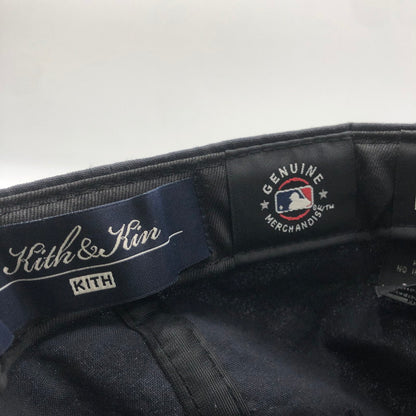 【中古品】【メンズ】 NEW ERA ニューエラ × KITH キス 別注 コラボ MLB New York Yankees 59FIFTY CAP ニューヨークヤンキース フィフティーナインフィフティ キャップ 帽子 185-251119-ks-08-tei サイズ：57.7 カラー：ネイビー 万代Net店