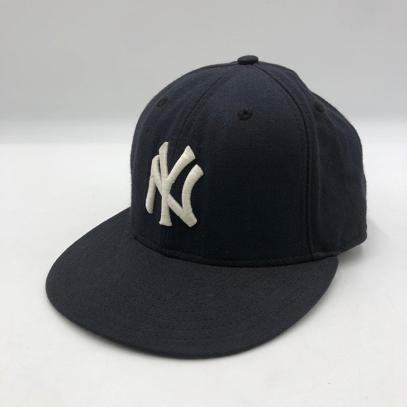 【現状渡し品】【メンズ】 NEW ERA ニューエラ 90's MLB New York Yankees 59FIFTY CAP 90年代 ニューヨークヤンキース フィフティーナインフィフティ キャップ 帽子 USA製 185-251119-ks-07-tei サイズ：58.7 カラー：ネイビー 万代Net店
