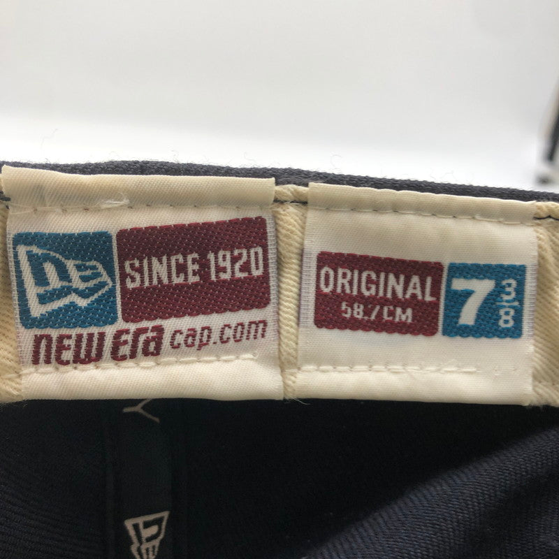 【現状渡し品】【メンズ】 NEW ERA ニューエラ 90's MLB New York Yankees 59FIFTY CAP 90年代 ニューヨークヤンキース フィフティーナインフィフティ キャップ 帽子 USA製 185-251119-ks-07-tei サイズ：58.7 カラー：ネイビー 万代Net店