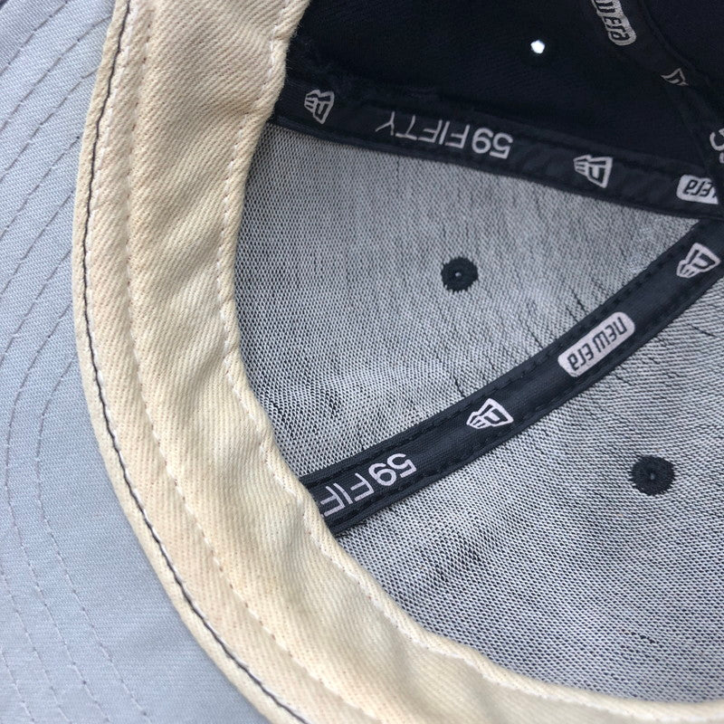 【現状渡し品】【メンズ】 NEW ERA ニューエラ 90's MLB New York Yankees 59FIFTY CAP 90年代 ニューヨークヤンキース フィフティーナインフィフティ キャップ 帽子 USA製 185-251119-ks-07-tei サイズ：58.7 カラー：ネイビー 万代Net店