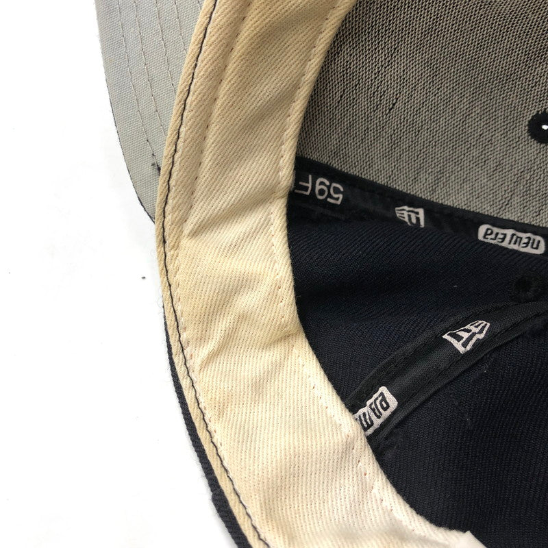 【現状渡し品】【メンズ】 NEW ERA ニューエラ 90's MLB New York Yankees 59FIFTY CAP 90年代 ニューヨークヤンキース フィフティーナインフィフティ キャップ 帽子 USA製 185-251119-ks-07-tei サイズ：58.7 カラー：ネイビー 万代Net店