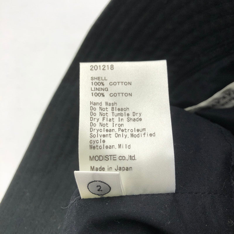 【中古品】【メンズ】 KIJIMA TAKAYUKI キジマ タカユキ VENTILE BUCKET HAT ベンタイルバケットハット 帽子 185-251119-ks-11-tei サイズ：2 カラー：ブラック 万代Net店