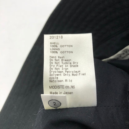 【中古品】【メンズ】 KIJIMA TAKAYUKI キジマ タカユキ VENTILE BUCKET HAT ベンタイルバケットハット 帽子 185-251119-ks-11-tei サイズ：2 カラー：ブラック 万代Net店