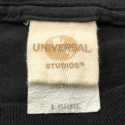 【中古品】【メンズ】 UNIVERSAL STUDIO ユニバーサル スタジオ 90's THE LOST WORLD JURASSIC PARK LOGO TEE 90年代 ザ ロスト ワールド ジュラシック パーク ロゴ Ｔシャツ 半袖 トップス 145-260711-sa-11-tei サイズ：L カラー：ブラック 万代Net店