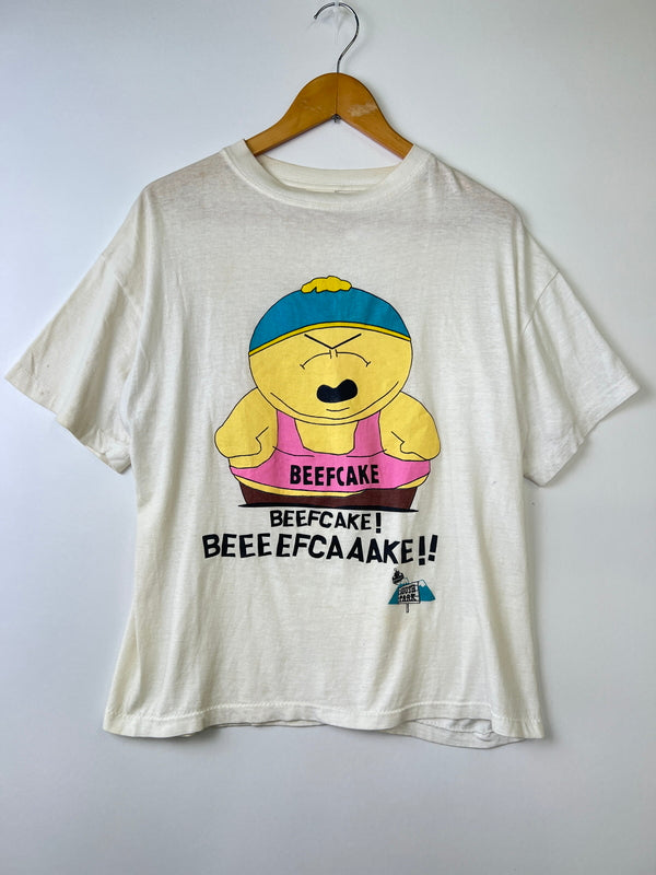 【中古品】【メンズ】 EVANS エバンス 90'S SOUTH PARK CARTMAN TEE プリント 半袖Tシャツ ショートスリーブ 145-260921-AS-10-hon サイズ：L カラー：ホワイト 万代Net店