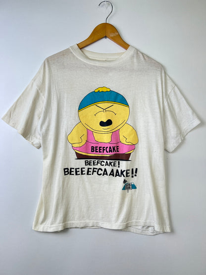 【中古品】【メンズ】 EVANS エバンス 90'S SOUTH PARK CARTMAN TEE プリント 半袖Tシャツ ショートスリーブ 145-260921-AS-10-hon サイズ：L カラー：ホワイト 万代Net店