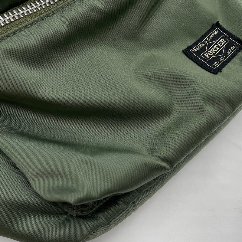 【中古品】【メンズ/レディース】 PORTER ポーター BALLOONSAC S バルーンサック カバン ハンドバッグ 188-251127-yo-27-tei サイズ：S カラー：カーキ 万代Net店