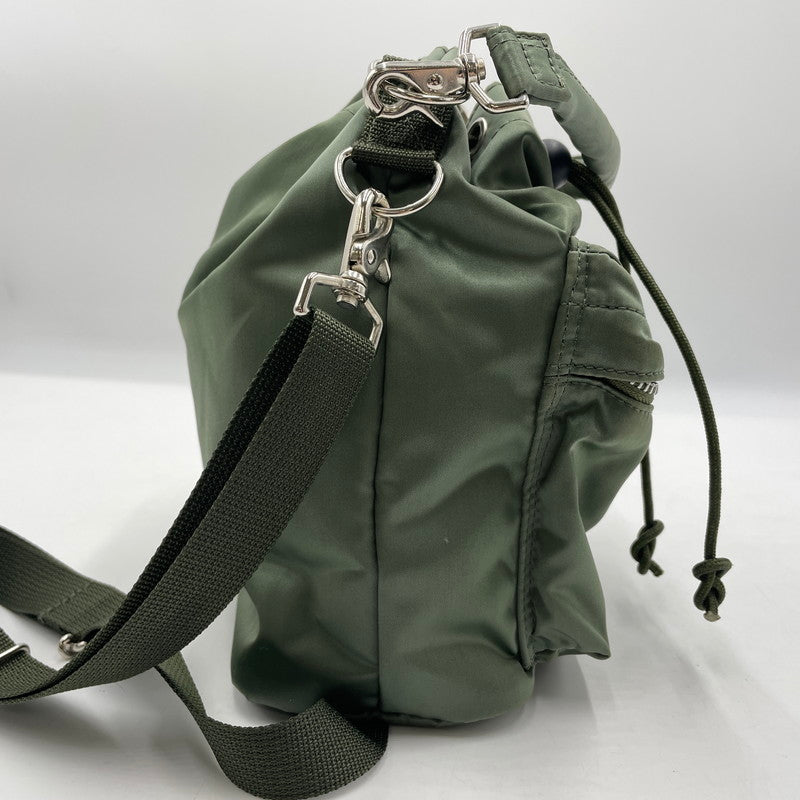 【中古品】【メンズ/レディース】 PORTER ポーター BALLOONSAC S バルーンサック カバン ハンドバッグ 188-251127-yo-27-tei サイズ：S カラー：カーキ 万代Net店