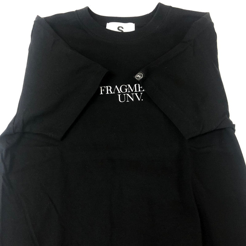 【中古品】【メンズ】 FRAGMANT UNIVERCTY フラグメント ユニバーシティ FRGMT UNV LOGO S/S TEE フラグメント ユニバーシティ ロゴ ショートスリーブ Tシャツ 半袖 トップス 142-251130-yy-07-tei サイズ：S カラー：ブラック 万代Net店